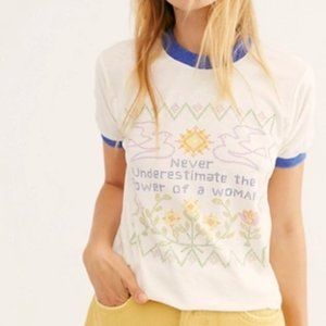 Free People Graphic Feminist Tee